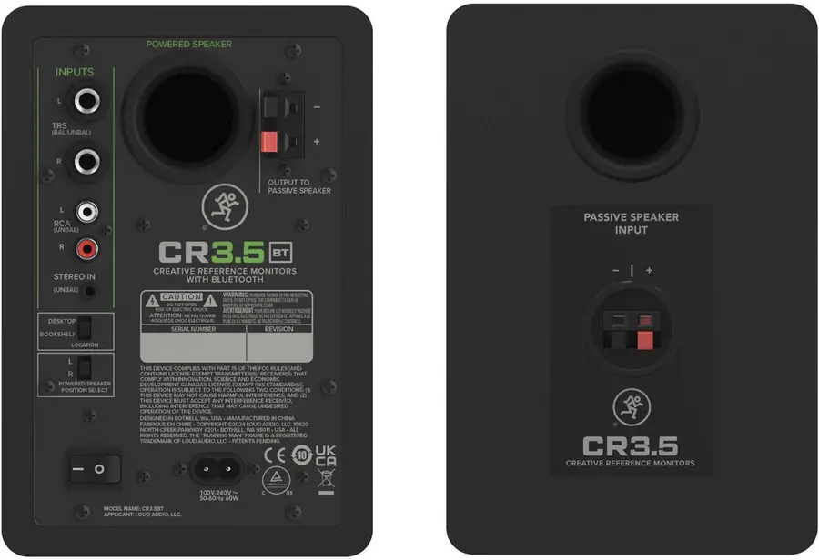 Mackie CR35BT 3.5" Studiomonitorer (Pris per par) 