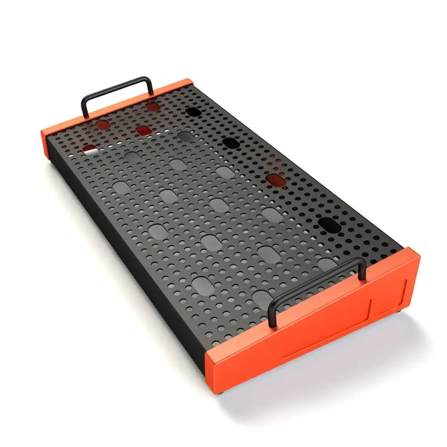 Temple Audio Design SOLO Pedalbrett (22 x 46 cm) - Temple Red 