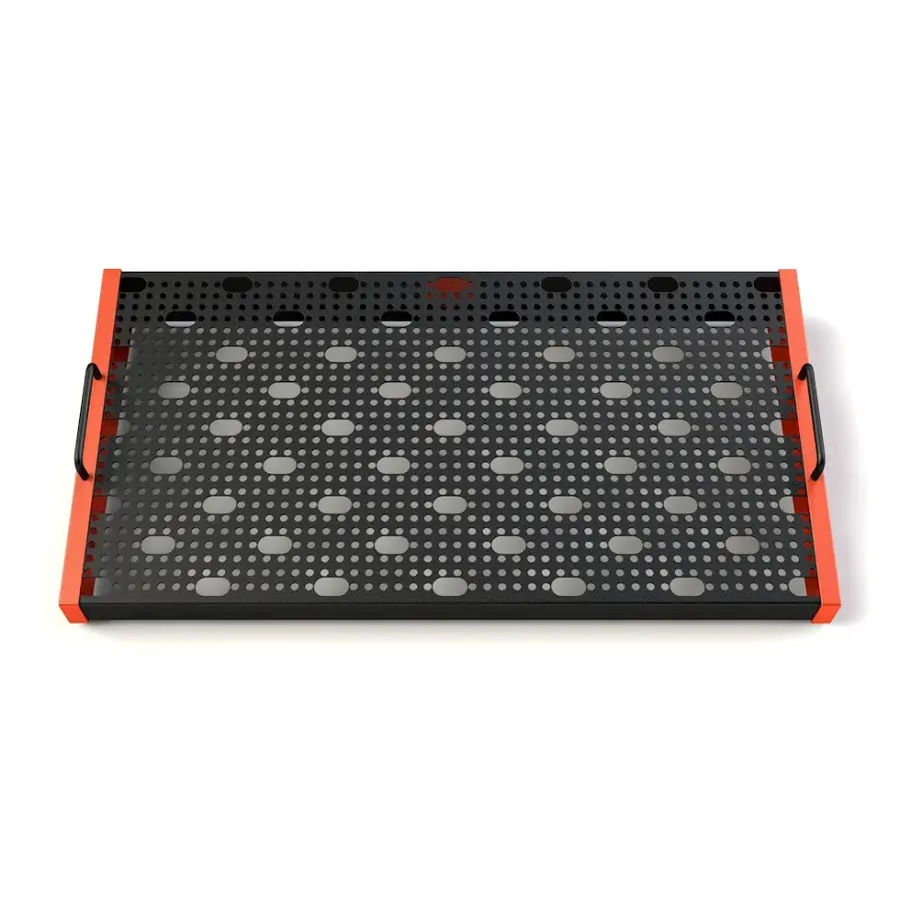 Temple Audio Design DUO Pedalbrett (32 x 61 cm) - Temple Red 