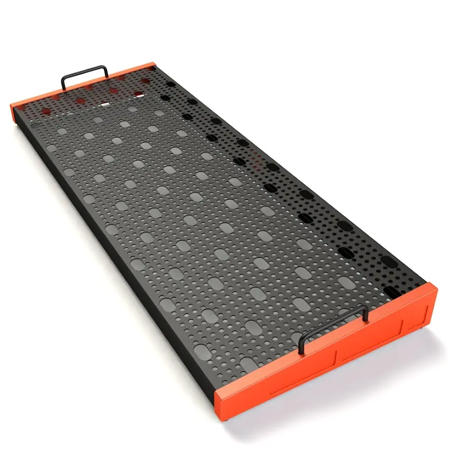 Temple Audio Design DUO Pedalbrett (32 x 86 cm) - Temple Red 
