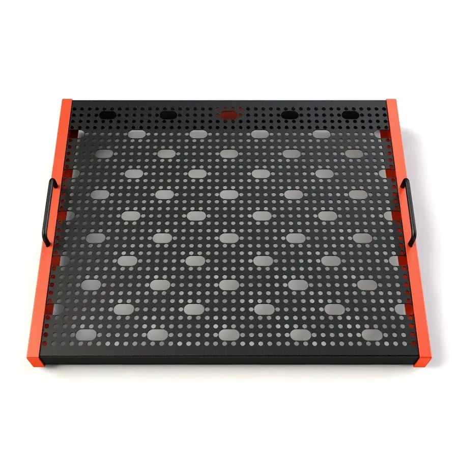 Temple Audio Design TRIO Pedalbrett (42 x 53 cm) - Temple Red 
