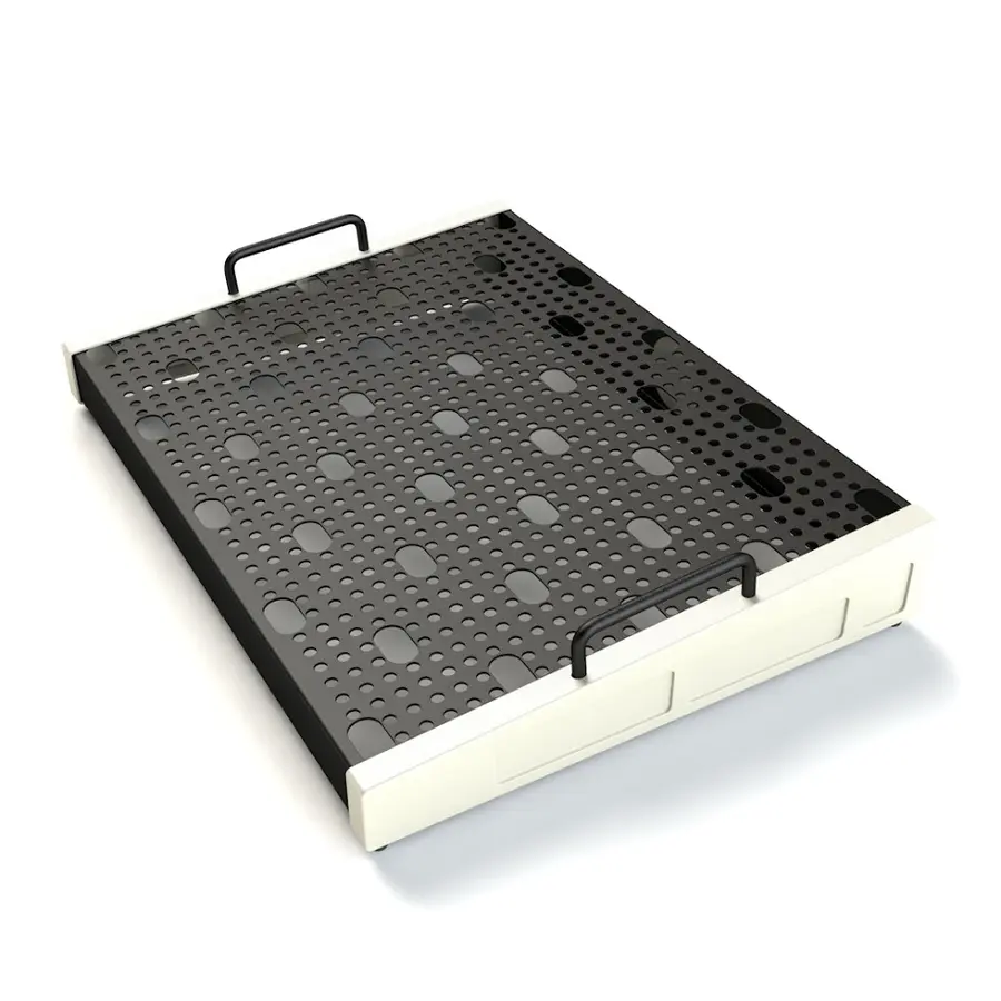 Temple Audio Design DUO Pedalbrett (32 x 43 cm) - Vintage White 