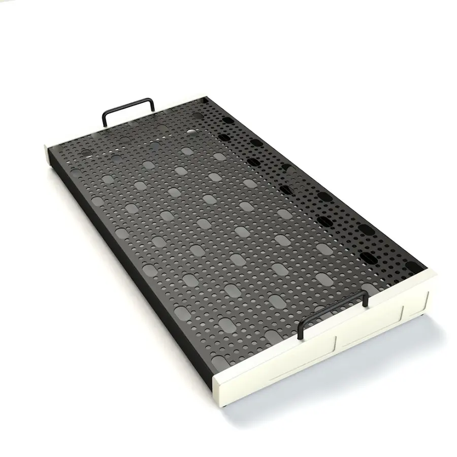 Temple Audio Design DUO Pedalbrett (32 x 61 cm) - Vintage White 