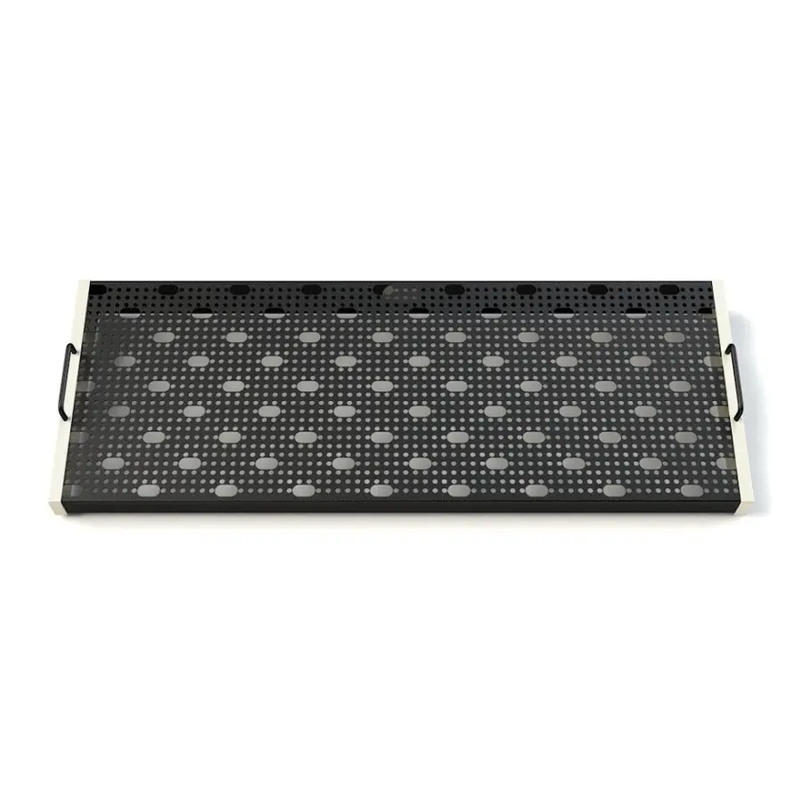 Temple Audio Design DUO Pedalbrett (32 x 86 cm) - Vintage White 