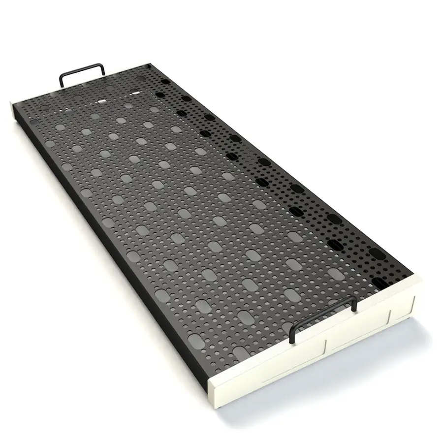Temple Audio Design DUO Pedalbrett (32 x 86 cm) - Vintage White 