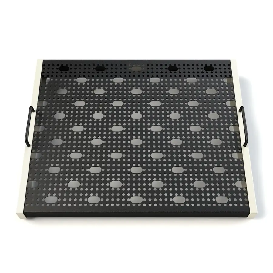 Temple Audio Design TRIO Pedalbrett (42 x 53 cm) - Vintage White 
