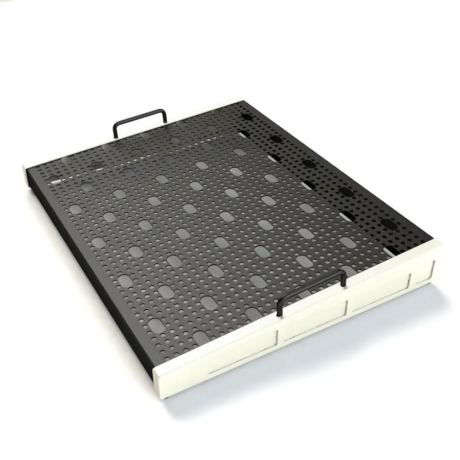 Temple Audio Design TRIO Pedalbrett (42 x 53 cm) - Vintage White 