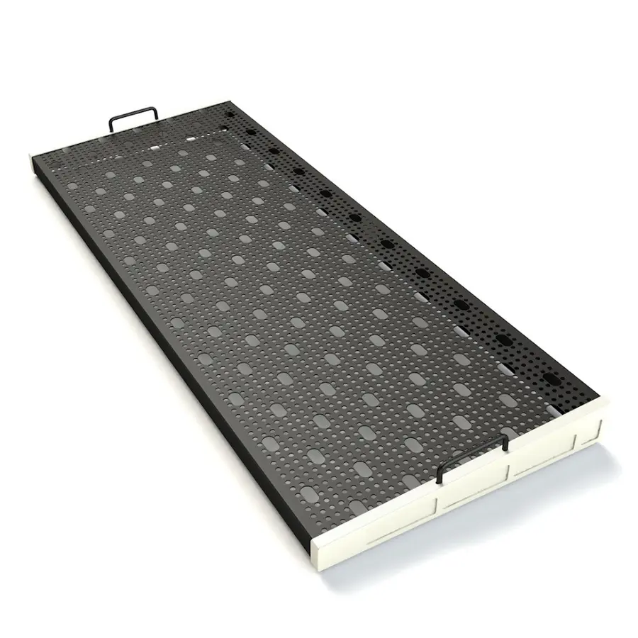 Temple Audio Design TRIO Pedalbrett (42 x 109 cm) - Vintage White 