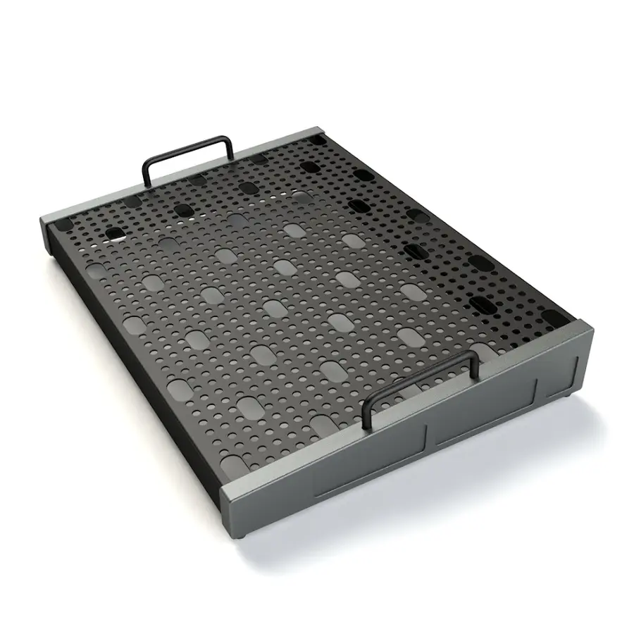 Temple Audio Design DUO Pedalbrett (32 x 43 cm) - Gun Metal 
