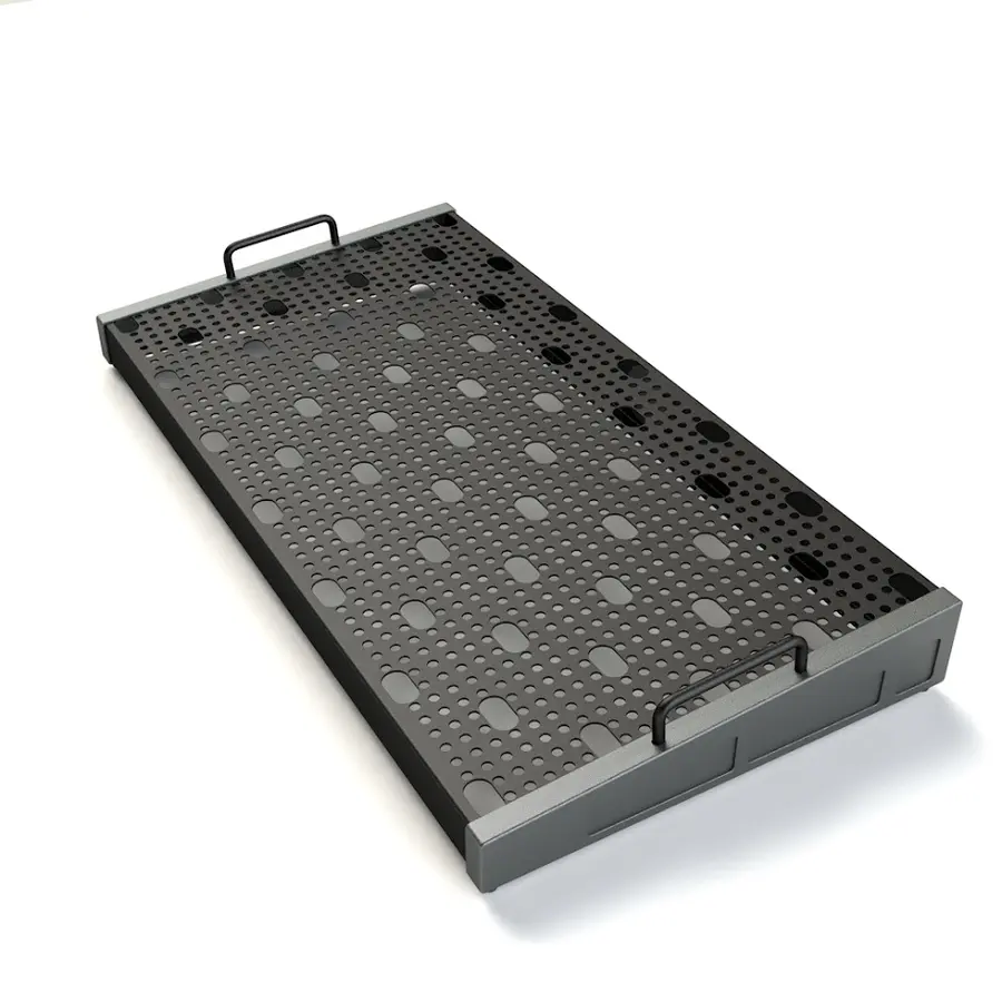 Temple Audio Design DUO Pedalbrett (32 x 61 cm) - Gun Metal 