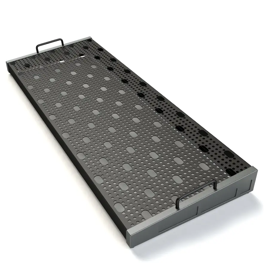 Temple Audio Design DUO Pedalbrett (32 x 86 cm) - Gun Metal 