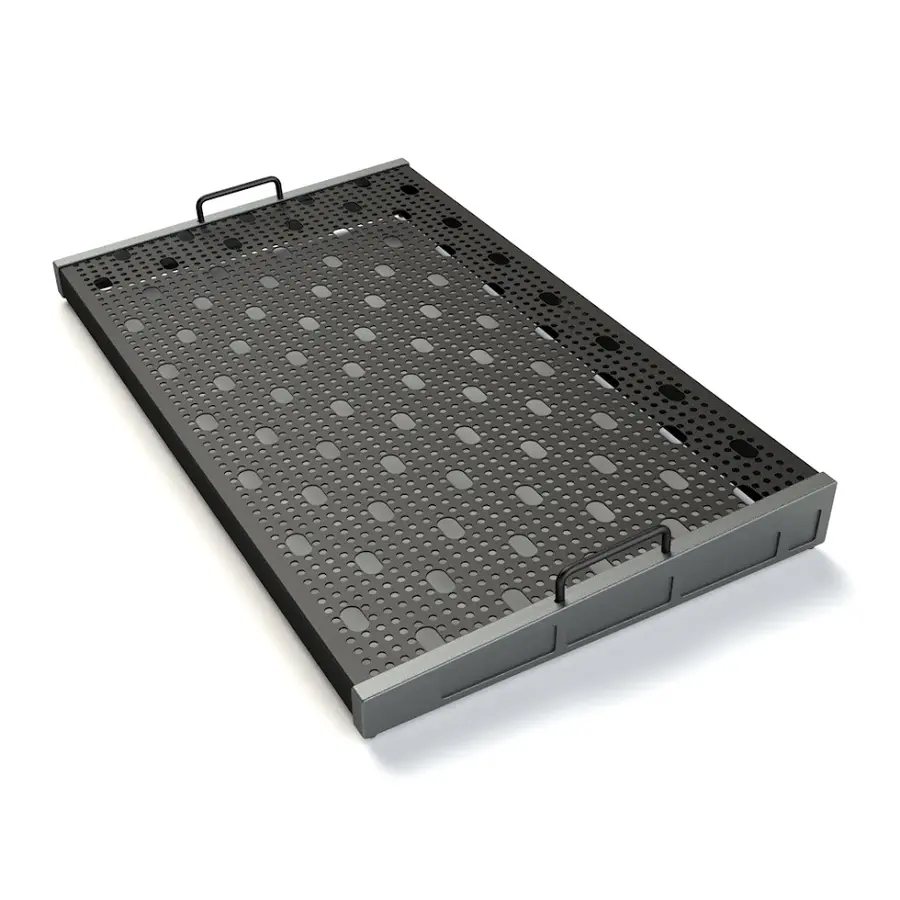 Temple Audio Design TRIO Pedalbrett (42 x 71 cm) - Gun Metal 