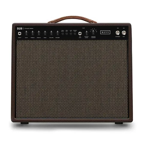 Revv Dynamis D25 25/5-watt Tube Combo 1x12” British Sable Bronco (6v6)