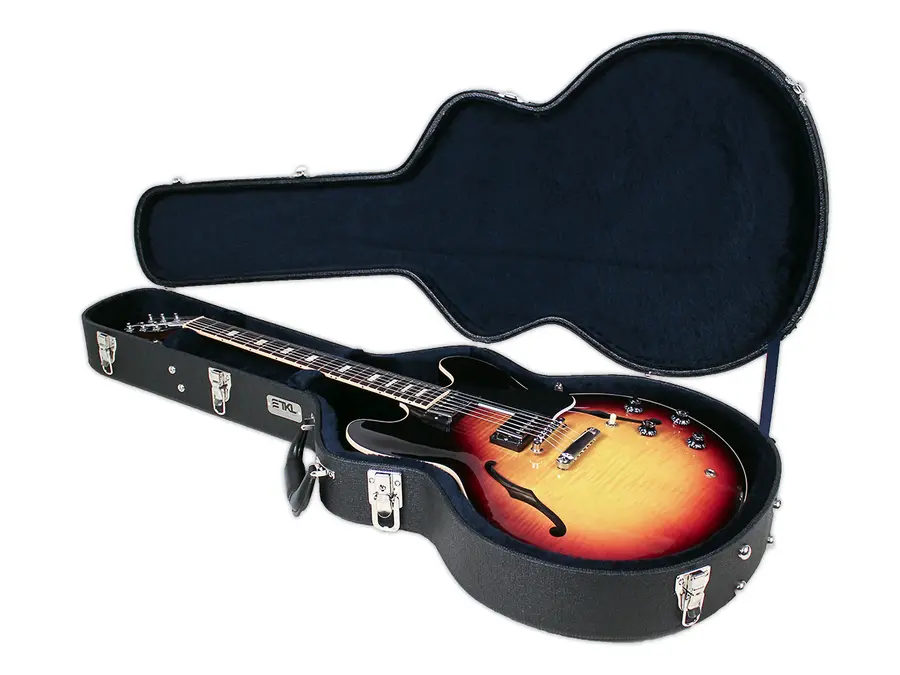 TKL LTD Arch-Top Hollowbody 335-Style Semi-Acoustic Ltd Ed. Hardshell Case 