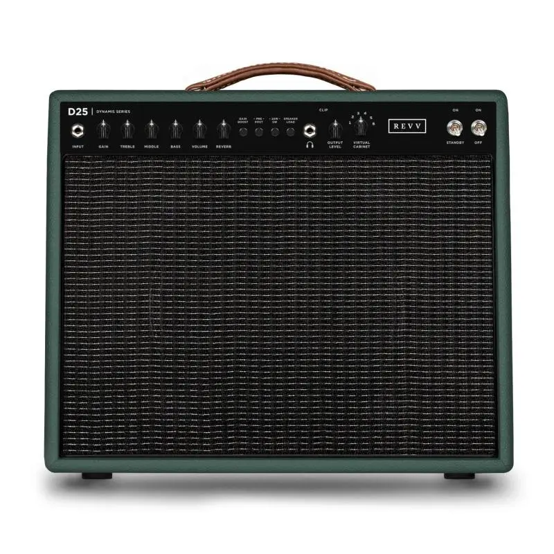 Revv Dynamis D25 25/5-watt Tube Combo 1x12” Emerald Green (6v6) 