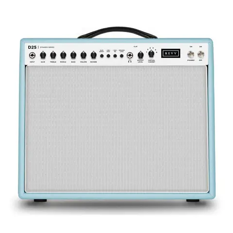 Revv Dynamis D25 25/5-watt Tube Combo 1x12” Baby Blue (6v6)