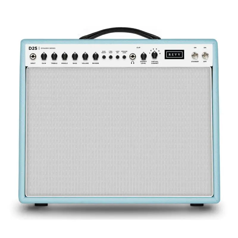 Revv Dynamis D25 25/5-watt Tube Combo 1x12” Baby Blue (6v6) 