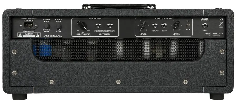 Suhr Bella Reverb Gitartopp Tolex front 