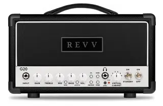 Revv G20 Rørtopp Headshell Black Western/Salt 'n Pepper