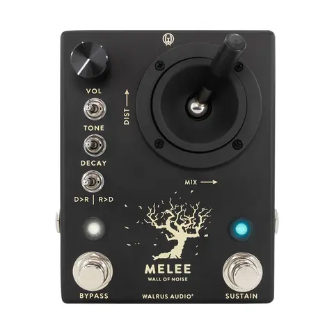 Walrus Audio Melee (Black) Wall of Noise Reverb/Distortion FX Pedal