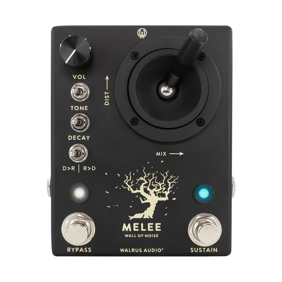 Walrus Audio Melee (Black) Wall of Noise Reverb/Distortion FX Pedal 