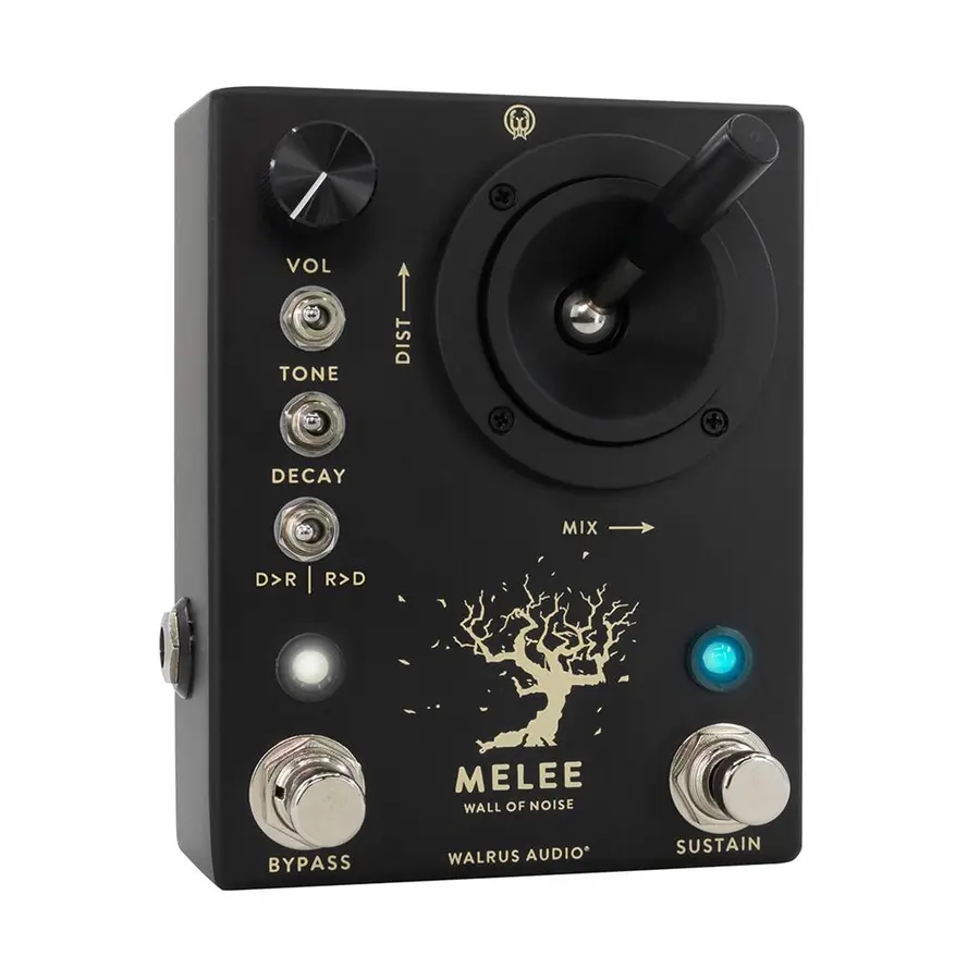 Walrus Audio Melee (Black) Wall of Noise Reverb/Distortion FX Pedal 