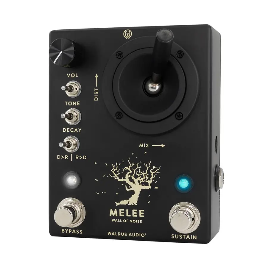 Walrus Audio Melee (Black) Wall of Noise Reverb/Distortion FX Pedal 