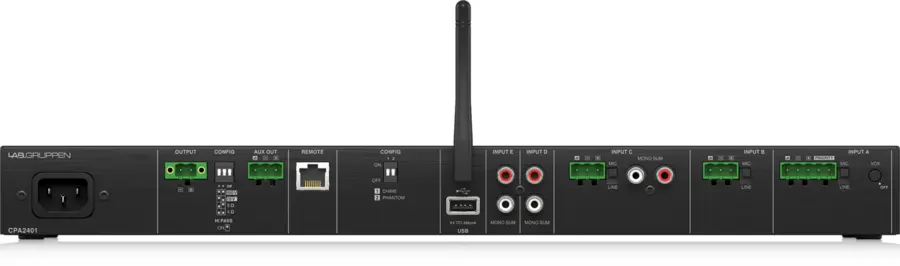Lab Gruppen CPA2401 240W Commercial Mixer Amplifier 