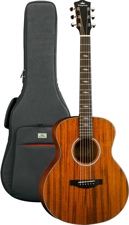 Kepma Guitars FS36 Mini OM Walnut Travel Series 