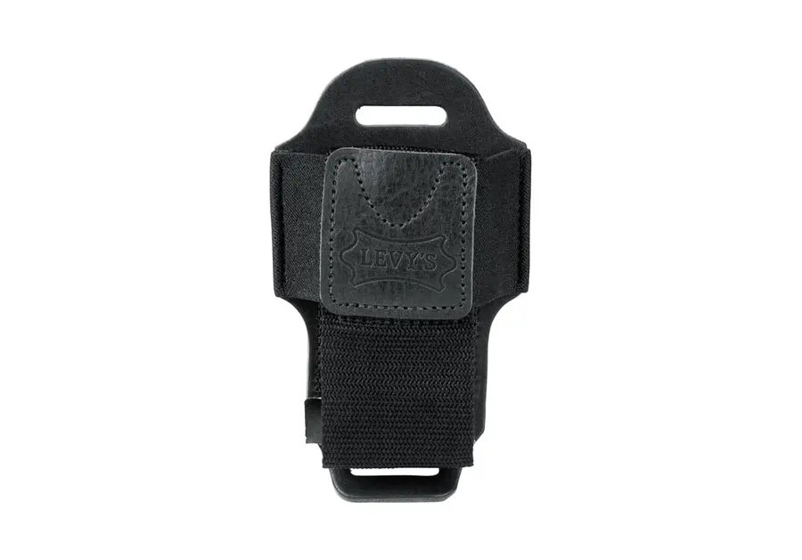 Levy's MM14-BLK Wireless Bodypack Holder Black Leather 