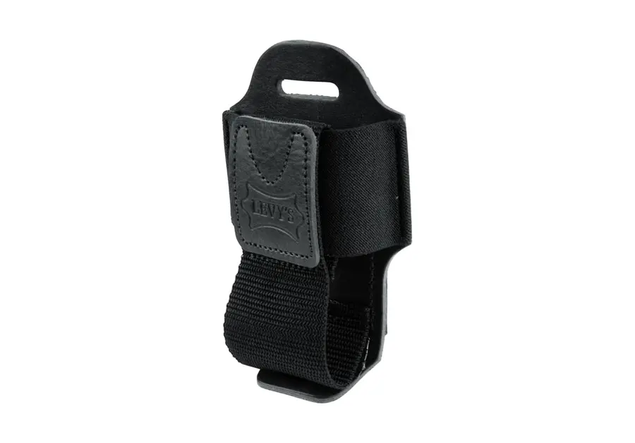 Levy's MM14-BLK Wireless Bodypack Holder Black Leather 