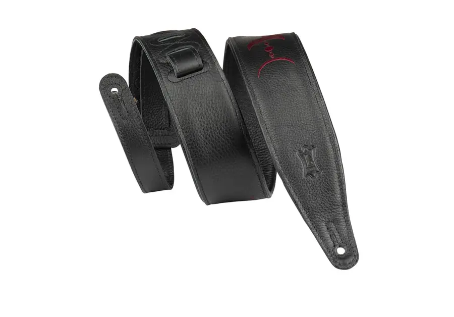 Levy's MG317MP-BLK-BRG 2.5" Leather Guitar Strap 48"-55'' Burgundy 