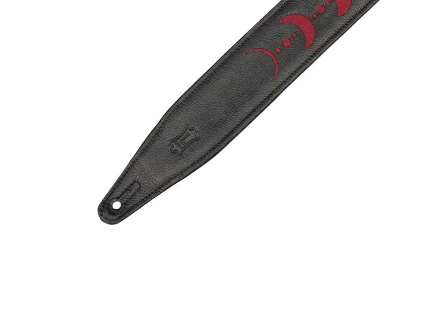 Levy's MG317MP-BLK-BRG 2.5" Leather Guitar Strap 48"-55'' Burgundy 