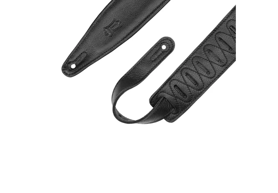 Levy's MG317MP-BLK-BRG 2.5" Leather Guitar Strap 48"-55'' Burgundy 