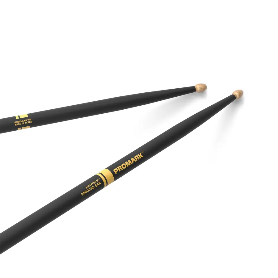 Promark R5ABAG Rebound 5A ActiveGrip Hickory, Acorn tip 