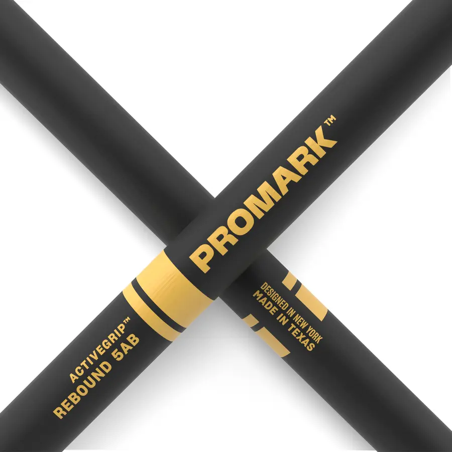 Promark R5ABAG Rebound 5A ActiveGrip Hickory, Acorn tip 
