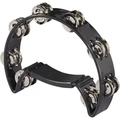 Soundsation TM-1B-BK Tamburin ABS Halfmoon, Black
