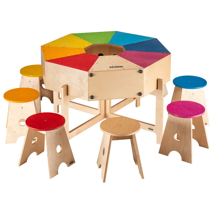 Nino Percussion NINOSET954 Cajon-sett Classroom, 11 deler 