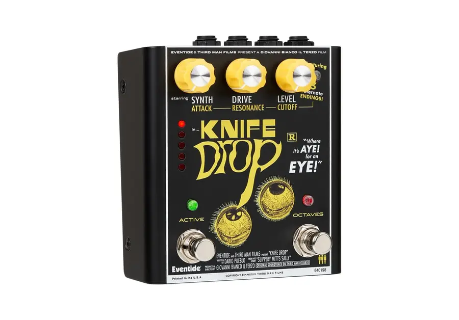 Eventide Knife Drop Sub-octave Fuzz w/analog-style synth FX 