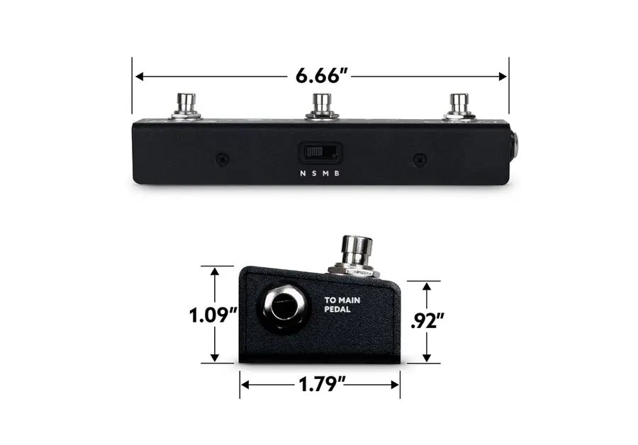 Eventide Barn3 OXU Three Three-button universal aux switch 