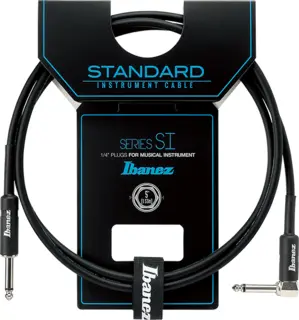 Ibanez SI5L Instrumentkabel 1,5m 1 rett, 1 vinkel