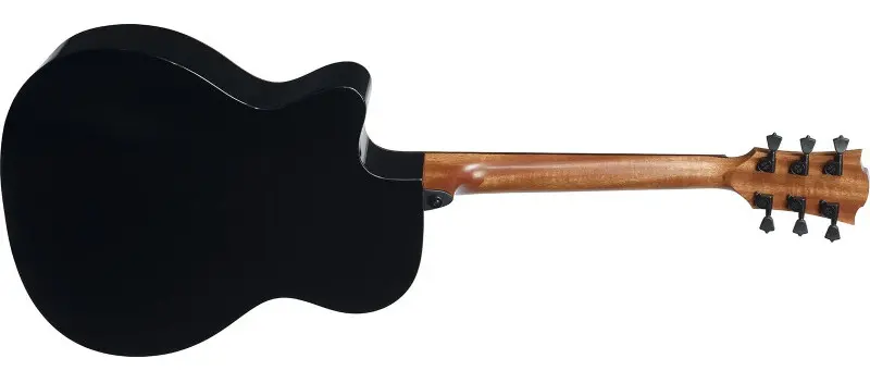 Lag Guitars T118ABCE-BLK Auditorium Bevel Cutaway Electro Black Spec. Ed. 