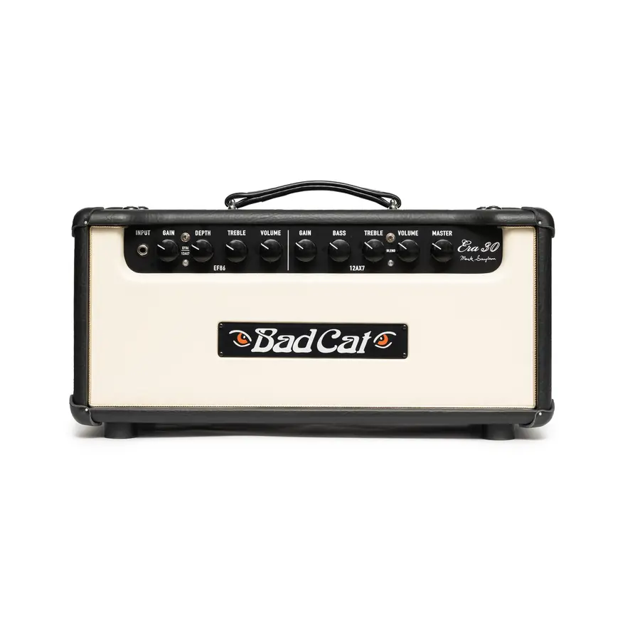 Bad Cat Era 30 Gitartopp Cream Front/Gold Piping 