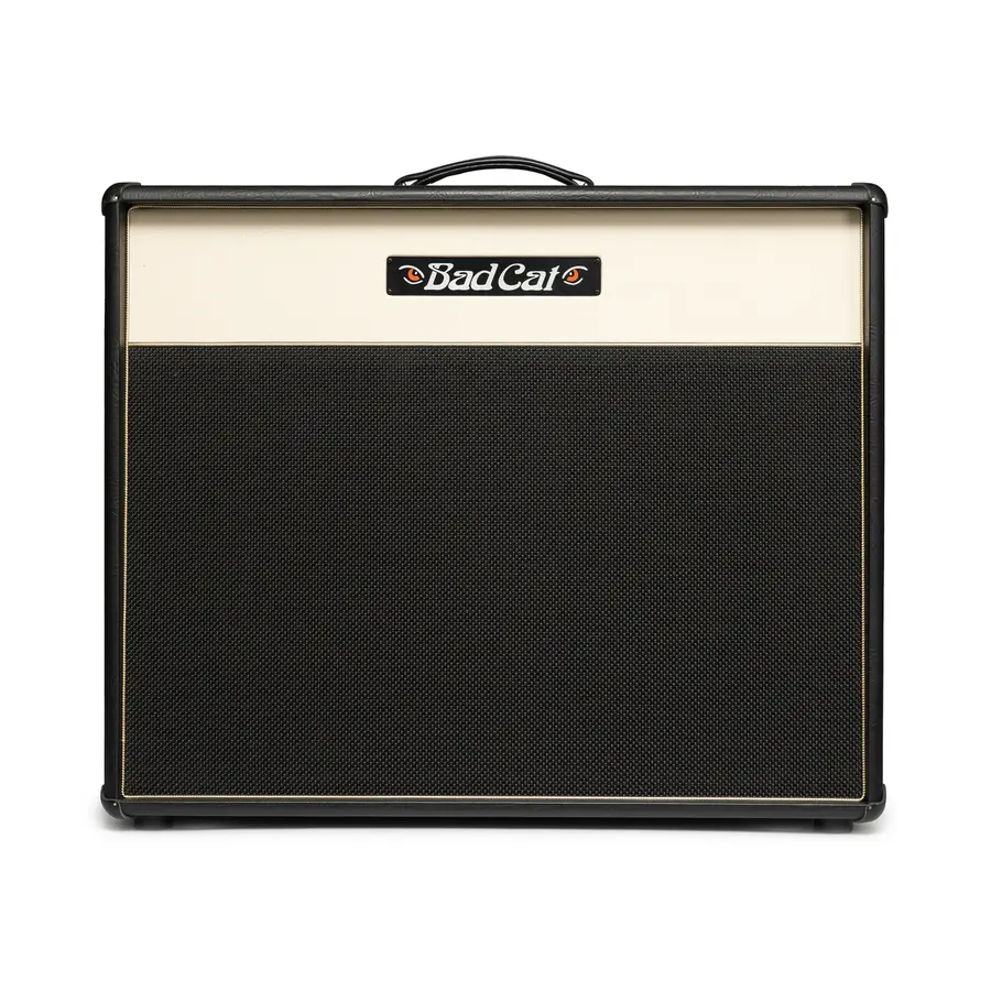 Bad Cat Era 2x12 Gitarkabinett Open Back Cream Front/Gold Piping 
