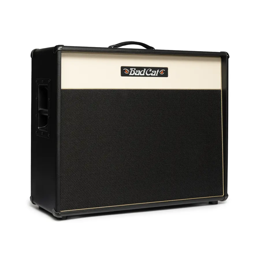 Bad Cat Era 2x12 Gitarkabinett Open Back Cream Front/Gold Piping 
