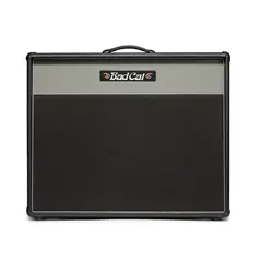 Bad Cat Era 2x12 Gitarkabinett Open Back Gray Front/Silver Piping