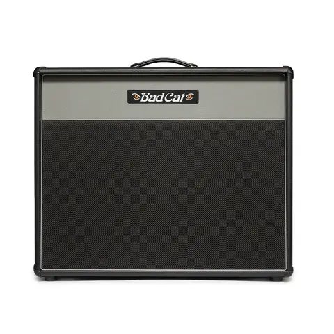 Bad Cat Era 2x12 Gitarkabinett Open Back Gray Front/Silver Piping