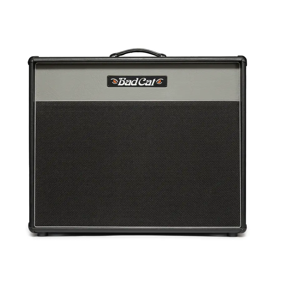 Bad Cat Era 2x12 Gitarkabinett Open Back Gray Front/Silver Piping 