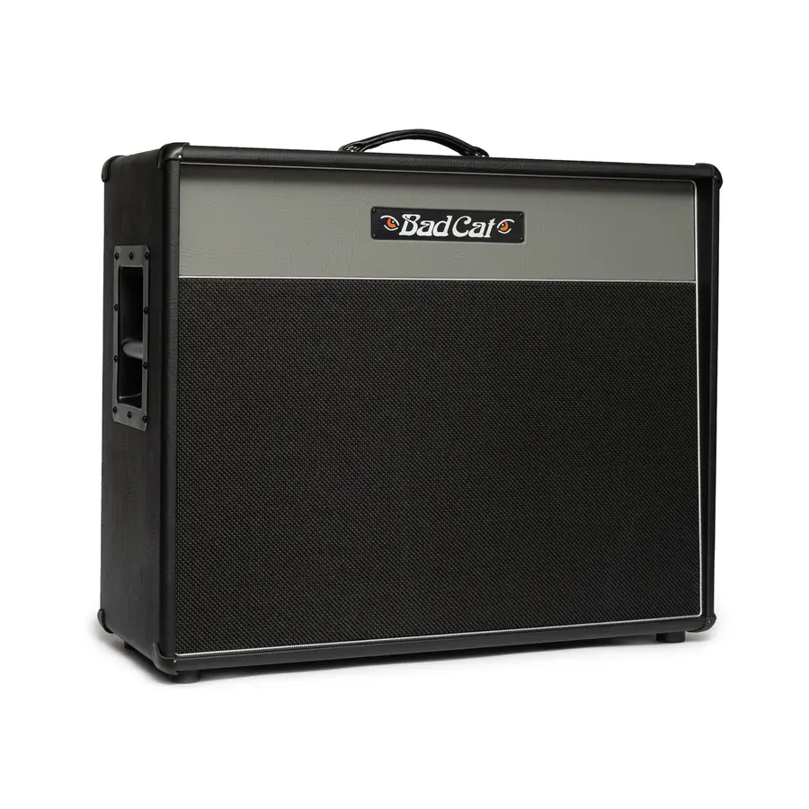 Bad Cat Era 2x12 Gitarkabinett Open Back Gray Front/Silver Piping 