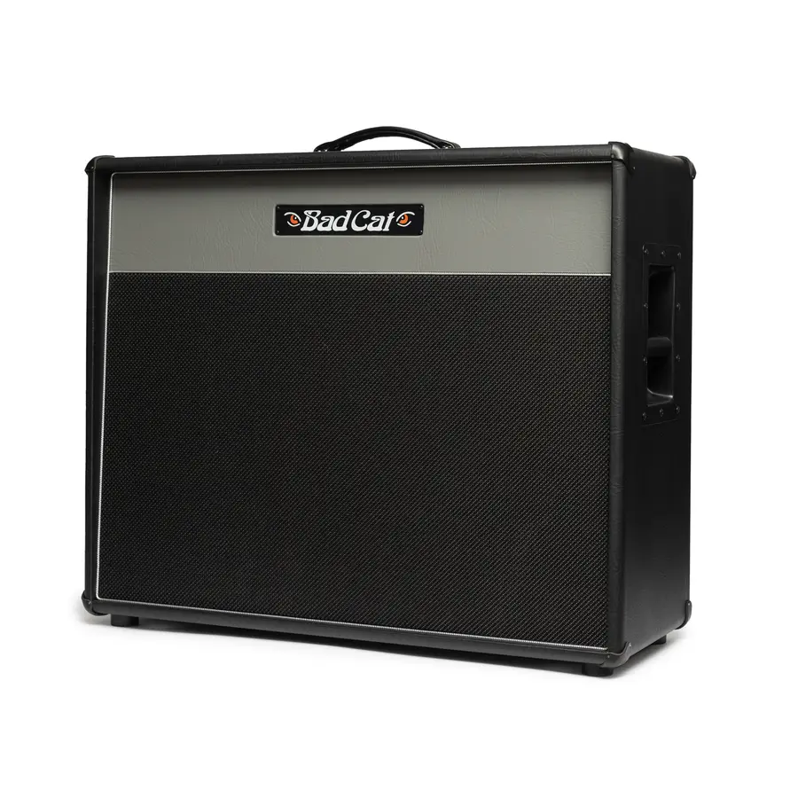 Bad Cat Era 2x12 Gitarkabinett Open Back Gray Front/Silver Piping 
